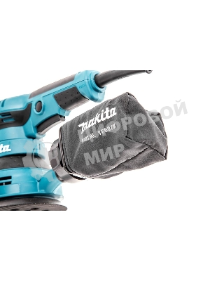 Эксцентриковая шлифовальная машина Makita BO5041 ЭШМ,300Вт,ф125мм,4000-12000об\м,ампл-2.8мм,1.4кг,кор,п\сборник,доп.рукоятка