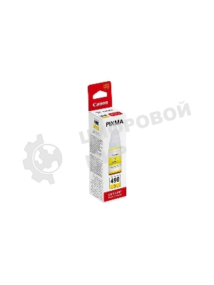 Чернила Canon GI-490Y 0666C001 желтый для Canon Pixma G1400/2400/3400 (70мл)