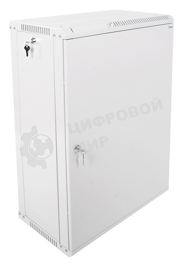 Шкаф телекоммуникационный настенный разборный 18U (600х520) дверь металл, ШРН-Э-18.500.1