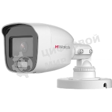 Камера видеонаблюдения аналоговая HiWatch DS-T500L 2.8-2.8мм HD-CVI HD-TVI цв. корп.:белый