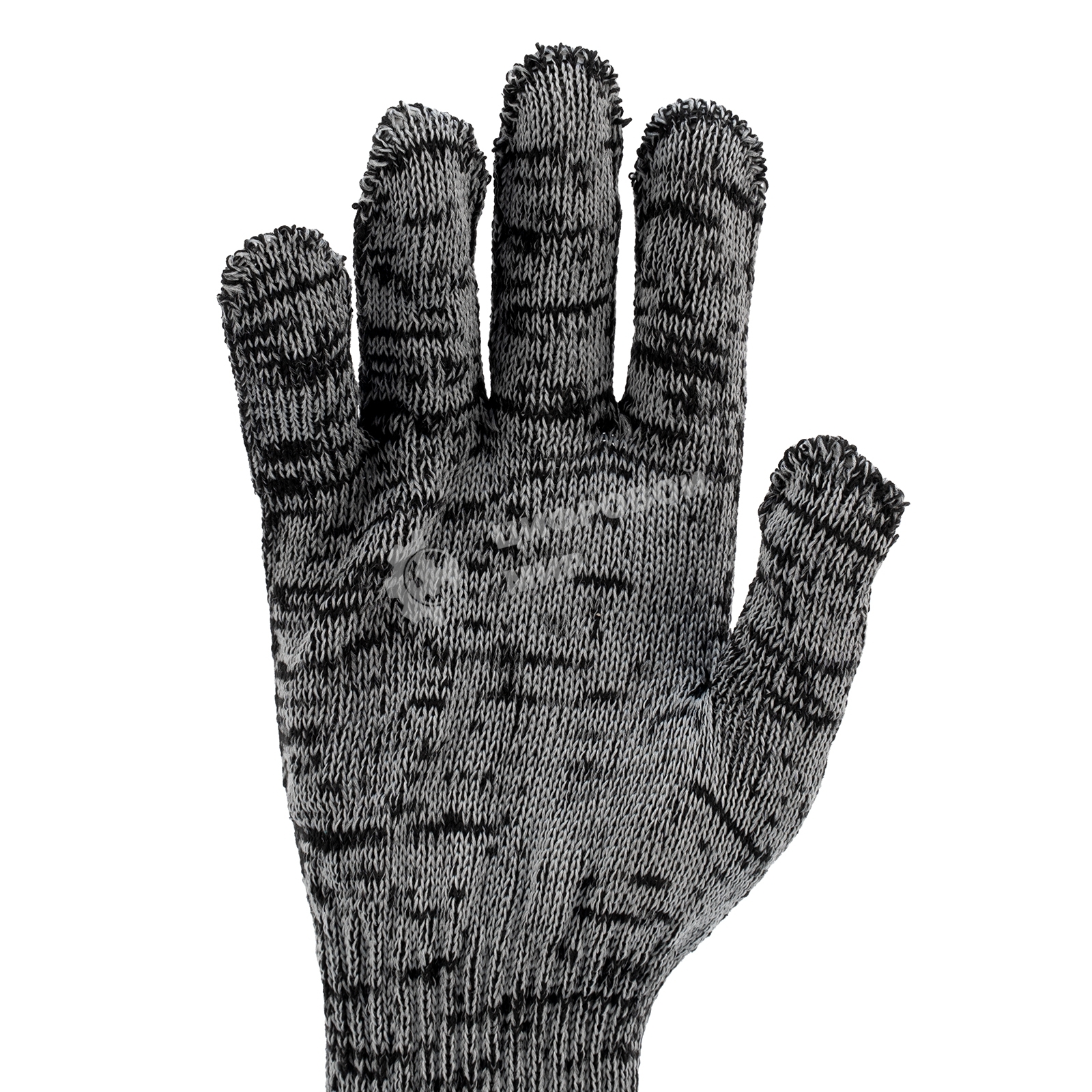 Перчатки трикотажные, меланж, 10 класс Россия