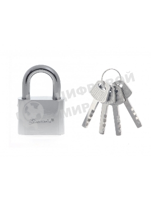 Замок навесной Matrix, хромированное покрытие 50 мм