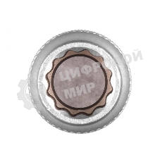 Головка торцевая Stels 14 мм, 12-гранная, CrV, под квадрат 1/2