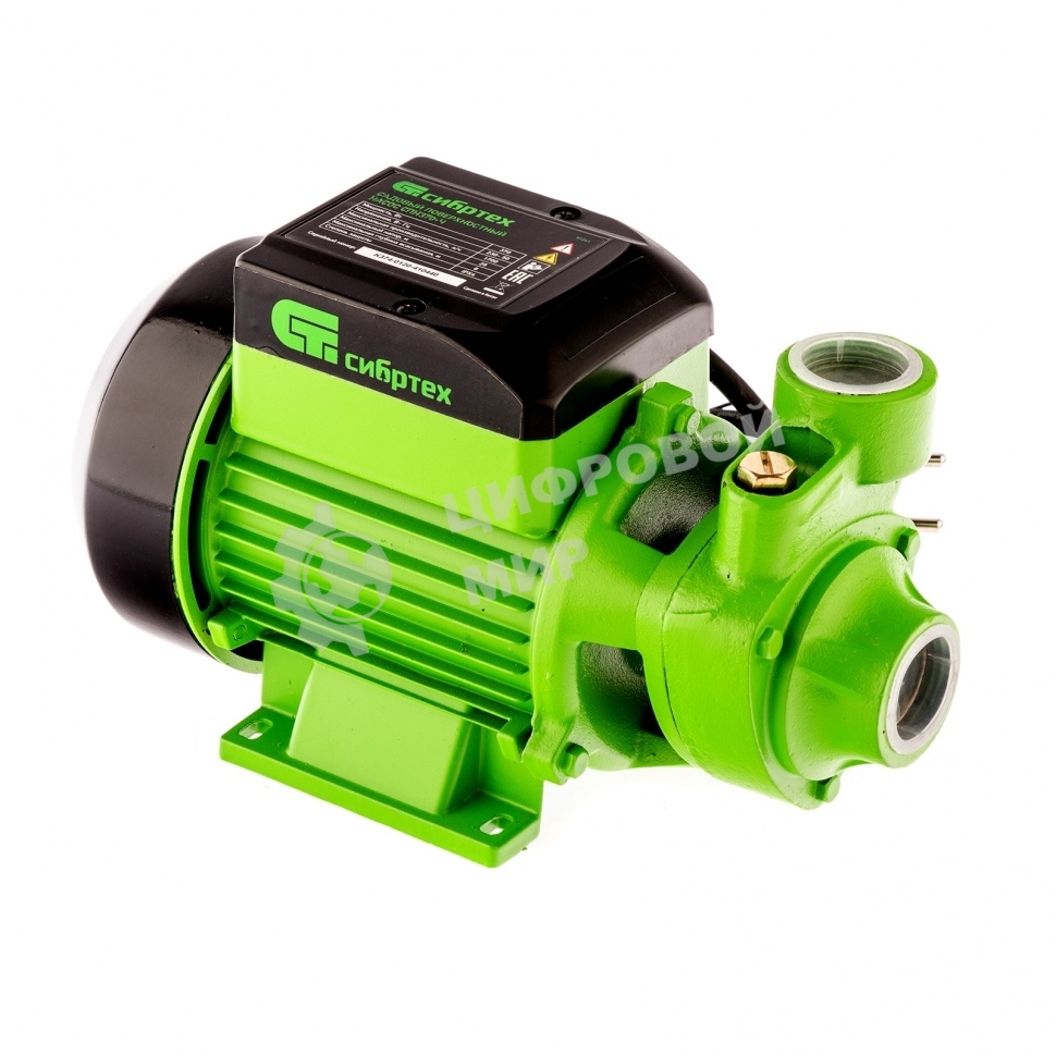 Садовый поверхностный насос Сибртех СПН370-Ч 370 Вт напор 25 м 1700 л/ч чугун