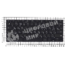 Клавиатура для ноутбука HP Chromebook 14A-NA черная