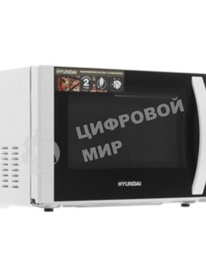 Микроволновая печь Hyundai HYM-M2043 белый/черный, 20 л, 700 Вт, переключатели - поворотный механизм