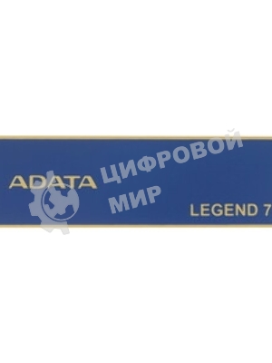 Накопитель SSD ADATA LEGEND 710, 256Gb, PCIe 3.0 x4, M.2 2280, NVMe, R/W 2100/1000, с радиатором