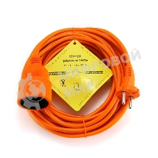 Удлинитель в бухте PowerCube 10А/2,2 кВт, 1 розетка, 10 м, оранжевый