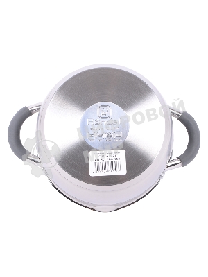 Кастрюля Rondell RDS-023 с\кр 18 см, (2,3л) Flamme (нерж.сталь 18/10,ручки из нерж.стали со вставкой силикон)