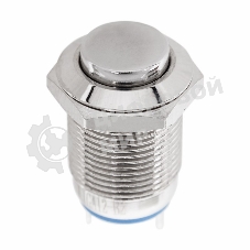 Кнопка антивандальная Rexant Ø12 Б/Фикс (2с) (ON)-OFF выпуклая