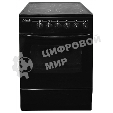 Плита электрическая Лысьва EF4011MK00 черный, конфорок 4 электрических, духовка 57 л, 50 см x 84 см x 60 см (без крышки)