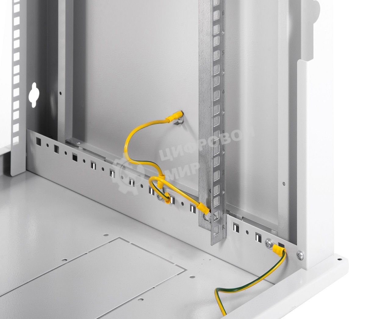 Шкаф телекоммуникационный настенный разборный 18U (600х520) дверь металл, ШРН-Э-18.500.1
