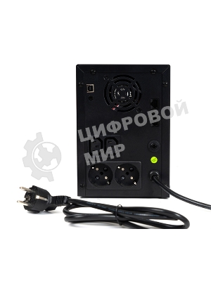 Источник бесперебойного питания SKAT-UPS 3000/1800 1800 Вт, с АКБ 9 А·ч 4 шт, меандр. стабилизация напряжения