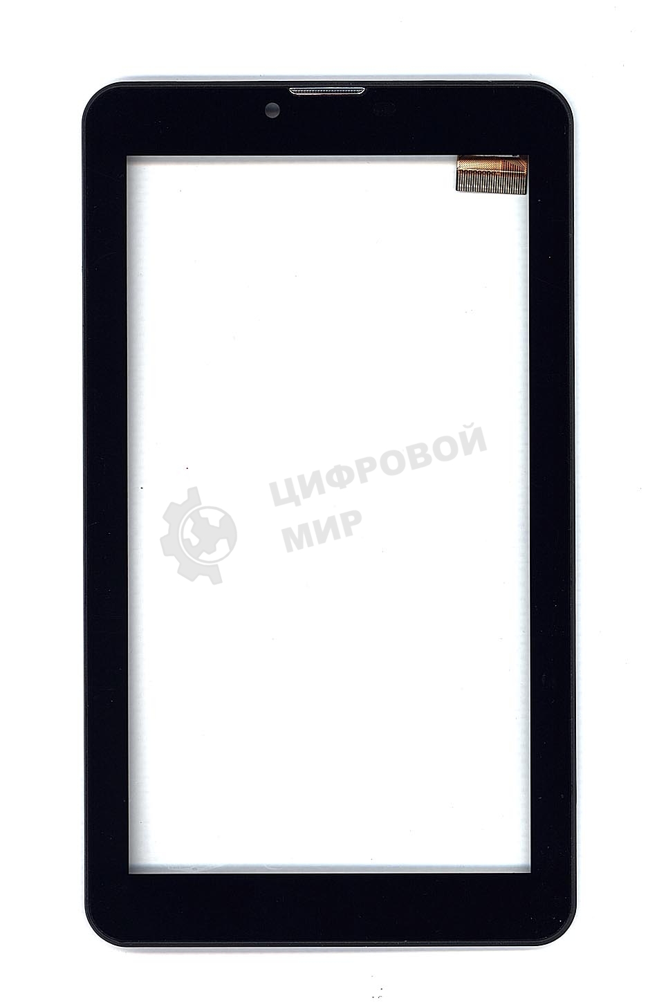 Сенсорное стекло (тачскрин) для Irbis, TZ54, черное с рамкой