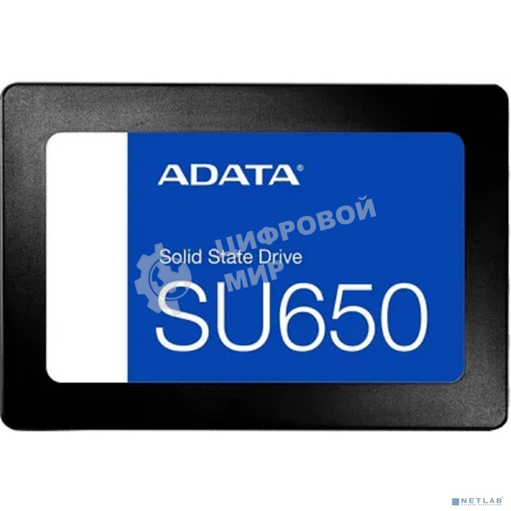 Накопитель SSD ADATA SU650, 480Gb, SATA III, 2.5