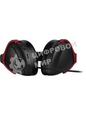 Гарнитура ASUS ROG Delta S Core чёрный-красный, проводная, 3.5 мм, съёмный микрофон, совместимость с PlayStation, Xbox