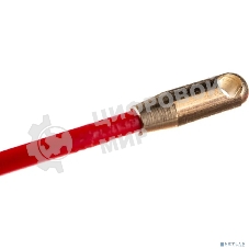 Протяжка кабельная Rexant (мини УЗК в бухте), стеклопруток, d=3,5 мм, 3 м, красная