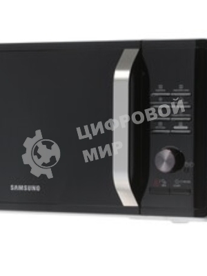 Микроволновая печь Samsung MG23K3575AK черный, 23 л, 800 Вт, переключатели - кнопки, поворотный механизм