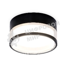 Светильник Ambrella light TN5506 SBK/CL черный песок/прозрачный GX53 D85*43