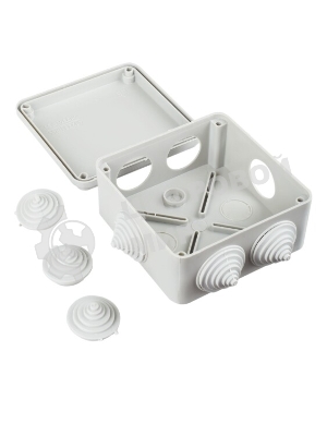 Коробка распаячная ОП 100х100х50 IP55 KM41234 IEK UKO11-100-100-050-K41-55