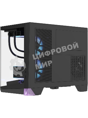 Корпус Formula Crystal Z4M черный без БП mATX 9x120mm 1xUSB3.0 audio bott PSU