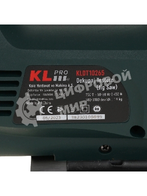 Лобзик электрический профессиональный KLPRO KLDT10265 (сеть, 450Вт, 500-3100ход/мин)