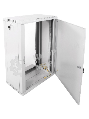 Шкаф телекоммуникационный настенный разборный 18U (600х520) дверь металл, ШРН-Э-18.500.1