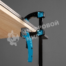 Струбцина реечная Gross быстрозажимная, металлический корпус, рычажный храповый механизм, 12
