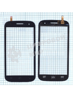 Сенсорное стекло (тачскрин) для Fly IQ451 Quattro Vista, черное