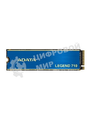 Накопитель SSD ADATA LEGEND 710, 1Tb, PCIe 3.0 x4, M.2 2280, NVMe, R/W 2400/1800, с радиатором