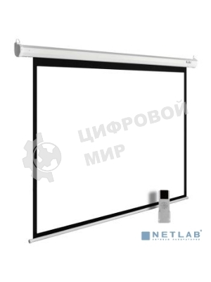 Экран Cactus 240x240 см MotoExpert CS-PSME-240x240-WT 1:1 настенно-потолочный рулонный белый (моторизованный привод)