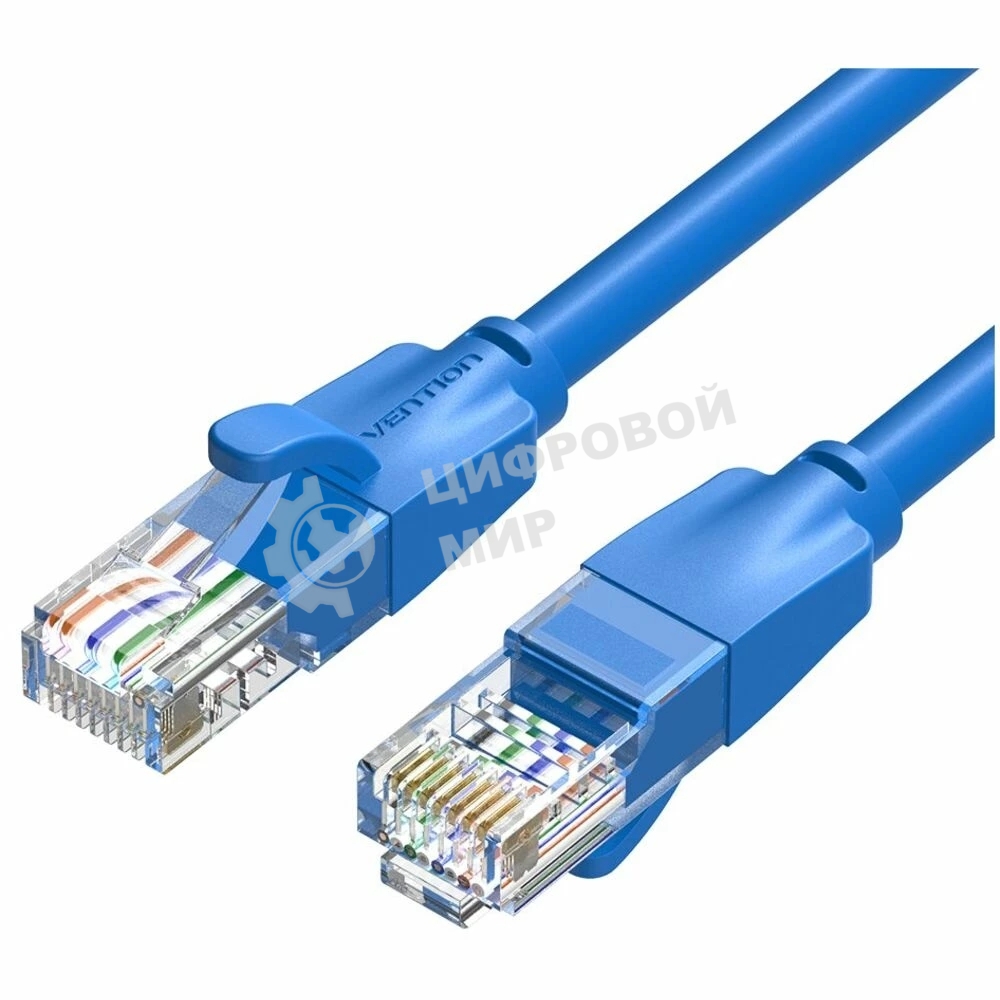 Патч-корд Vention прямой UTP cat.6, RJ45 - 1,5 м. синий