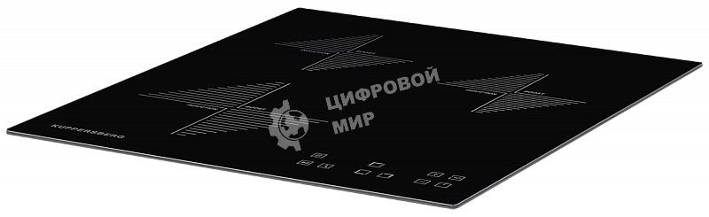 Индукционная варочная панель Kuppersberg ICO 402/ширина 45 см, 2 зоны 1,3 кВт(BOOSTER 1,5 кВт), 1 зона 2 кВт(BOOSTER 2,2 кВт),электронное сенсорное управление, 4 цифровых дисплев, 9 уровней мощности,автоматическое отключение,
