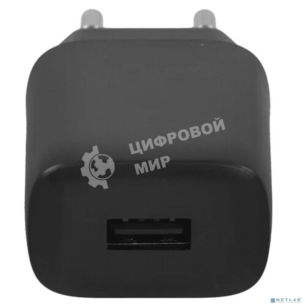 Сетевое зарядное устройство HOCO C134A/ Сетевое ЗУ + Кабель Micro 1m/ 1 USB/ Выход: 10.5W/ черный