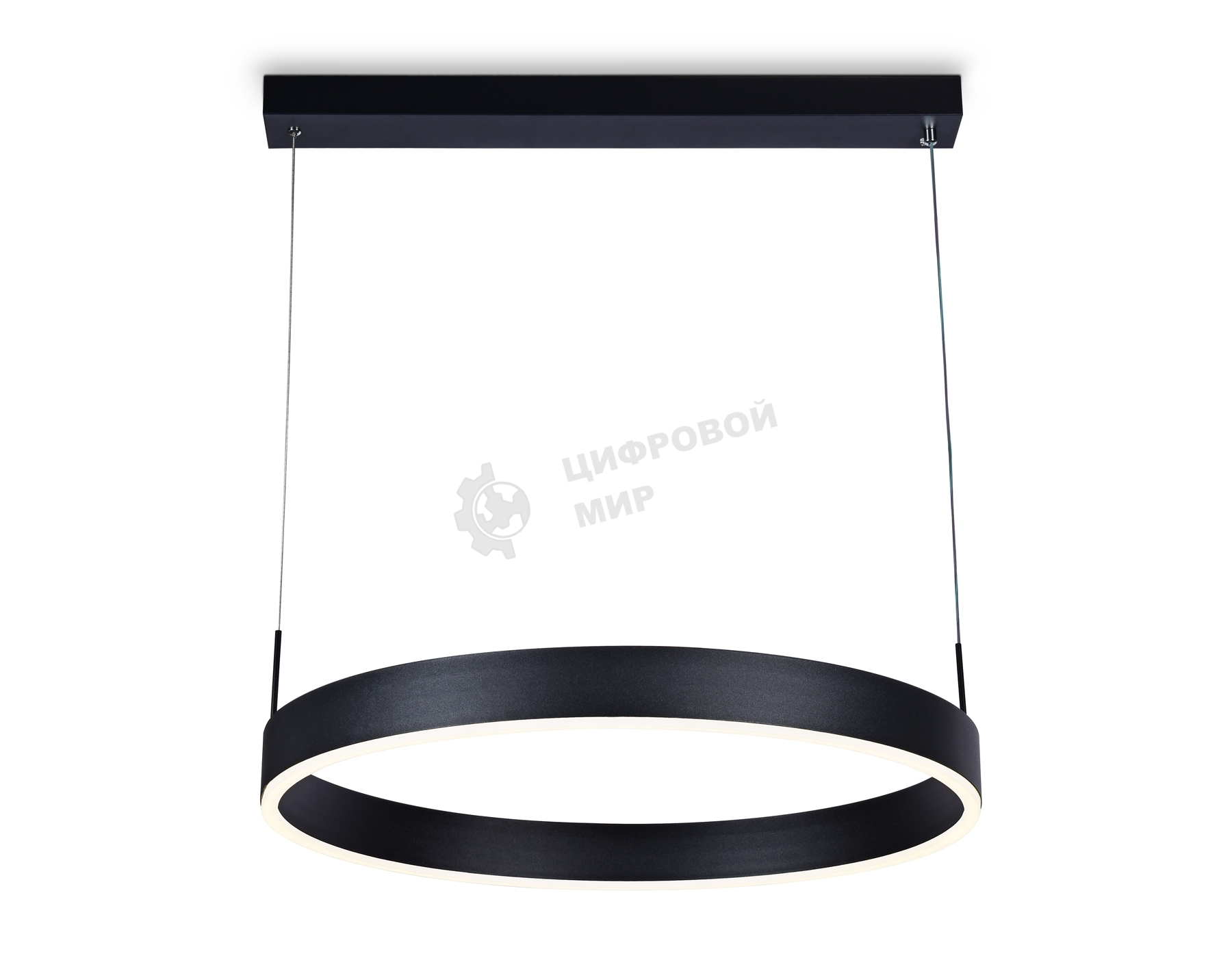 Светильник Ambrella light FA6606 BK черный 51W D600*700 (ПДУ РАДИО 2.4G)