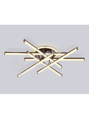 Потолочный светодиодный светильник Ambrella light FL6253 CF кофе 97W 3000K-6400K 805*760*170 (ПДУ ИК)