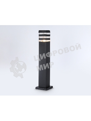 Светильник Ambrella light ST2582 BK/CL черный/прозрачный IP54 E27 max 40W 90*90*630