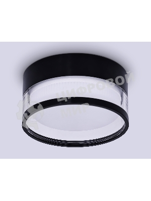 Светильник Ambrella light TN5506 SBK/CL черный песок/прозрачный GX53 D85*43