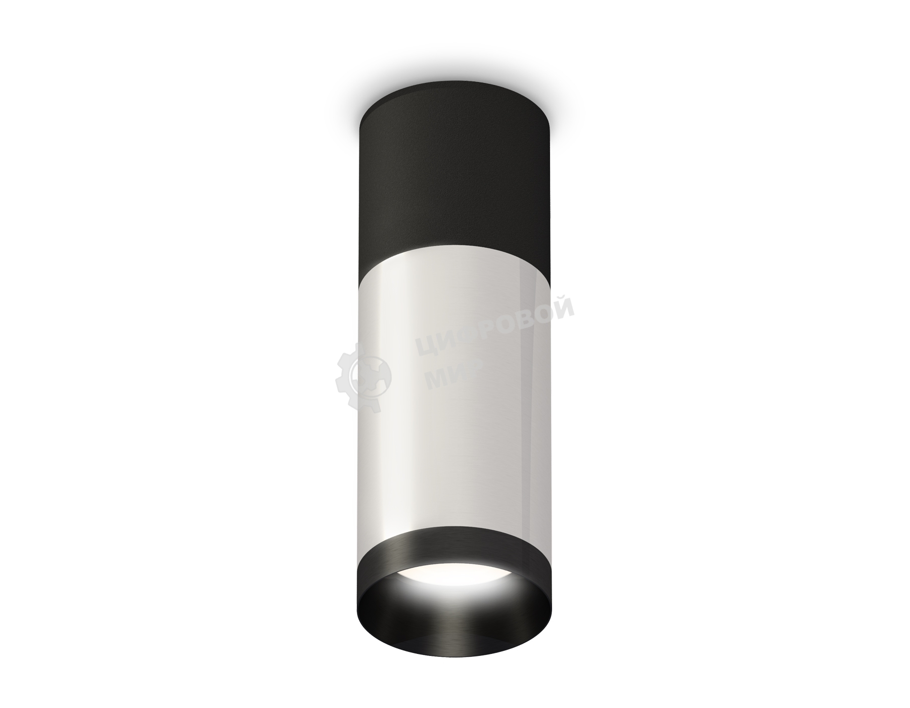 Светильник Ambrella Light XS6324060 SSL/SBK/PBK серебро песок/черный песок/черный полированный MR16 GU5.3