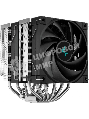 Кулер для процессора DEEPCOOL AK620 черный, 120 мм, алюминий/медь, 1850 об/мин, 28 дБ, 4 pin, 260 Вт, 162 мм