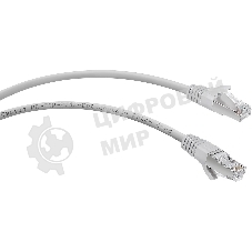 Шнур комм. Cabeus, кат. 5е, экр., F/UTP, RJ45/RJ45, LSZH, AWG24 20м, серый