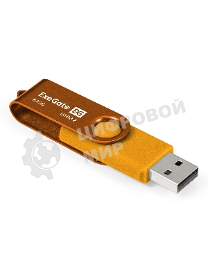 USB-флеш накопитель Exegate EX302062RUS Jet Ultra 64GB жёлтый (USB3.0/=USB3.1 Gen1/=USB3.2 Gen1 5Gbps, пластик/металл)