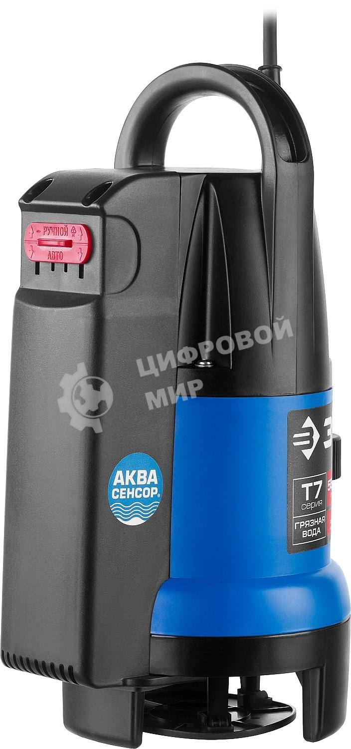 Насос ЗУБР НПГ-Т7-550 т7 аквасенсор погружн дренаж. для грязн водыd частиц до 35мм 550Вт датчик ур