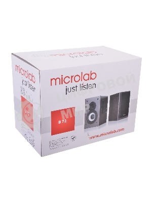 Колонки Microlab B-72 2.0 темное дерево 16Вт     