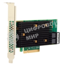 Контролер LSI 9400-8i SGL (05-50008-01), PCIe 3.1 x8 LP, Tri-Mode SAS/SATA/NVMe 12G HBA, 8port(1*int SFF8643), 3408 IOC