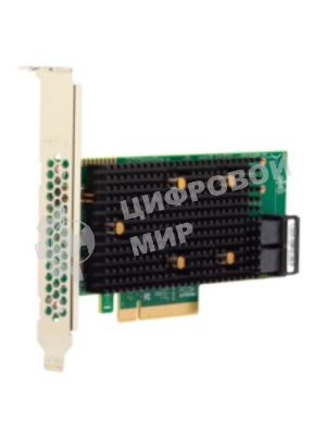 Контролер LSI 9400-8i SGL (05-50008-01), PCIe 3.1 x8 LP, Tri-Mode SAS/SATA/NVMe 12G HBA, 8port(1*int SFF8643), 3408 IOC