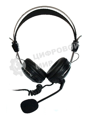 Гарнитура A4Tech HS-7P чёрный, проводная