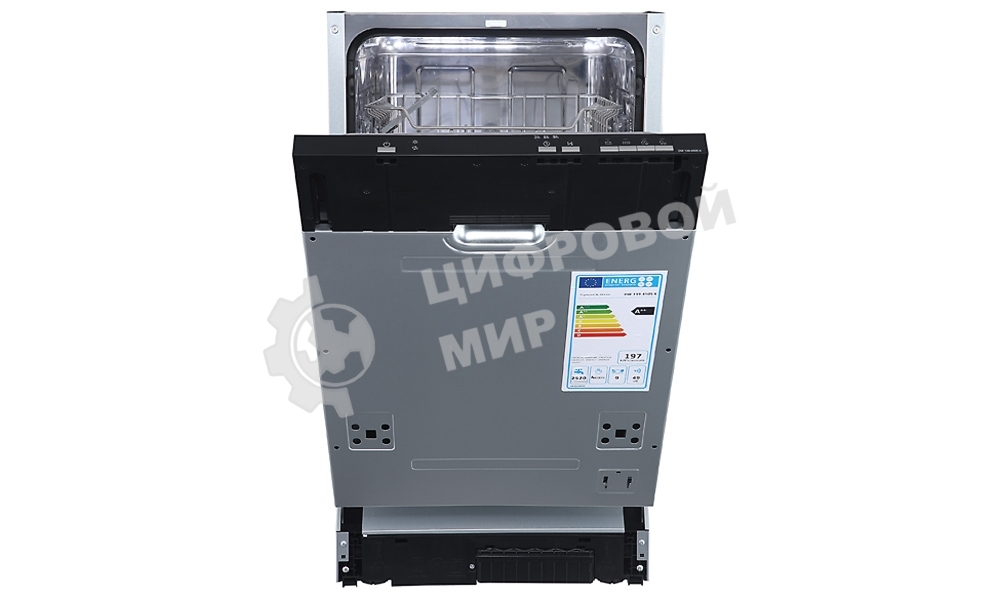 Встраиваемая посудомоечная машина Zigmund & Shtain DW 139.4505 X, черный, 44.5 см, 9 компл., 49 дБ, класс A++