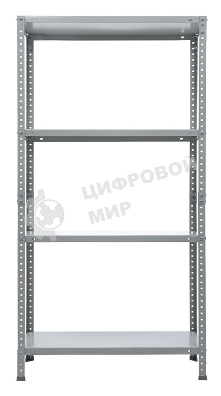 Стеллаж Практик ES пол.:4 разборная 1450x750x300мм серый