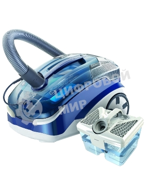 Моющий пылесос Thomas TWIN XT 788565, черный/синий, 325/1700 Вт, уборка влажная/сухая/сбор жидкости, пылесборник контейнер 2.6 л